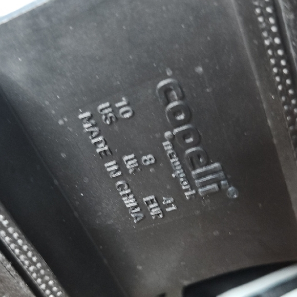 Capelli Stylish Women's Chevron Rain Boots - Black and Yellow - Picture 5 of 15